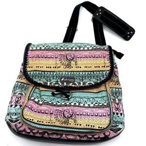 Sakroots Sherbert One World Convertible Backpack